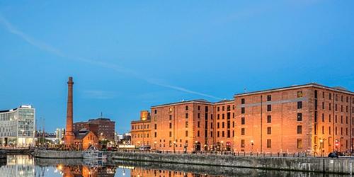 Liverpool's Albert Dock in the evening. Credit: Gordon Bell Photography